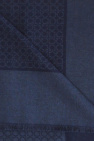 FERRAGAMO NAVY BLUE Logo scarf