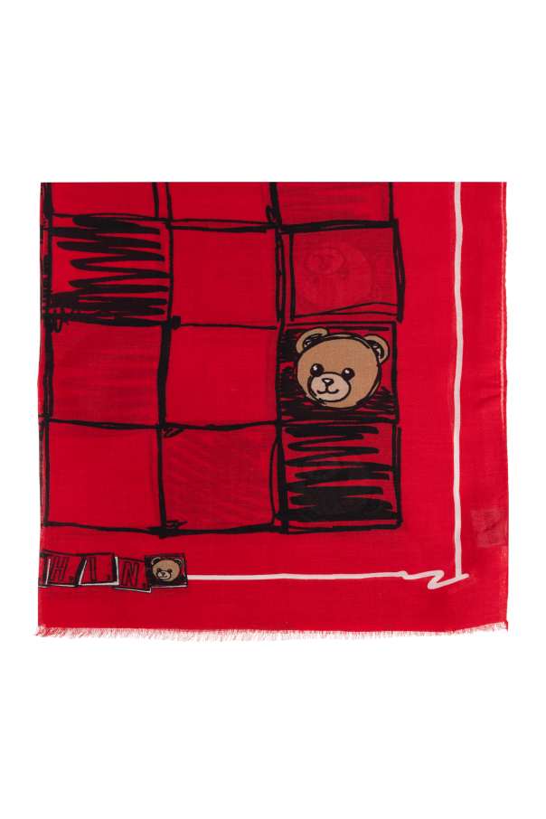 Scarf with print od Moschino