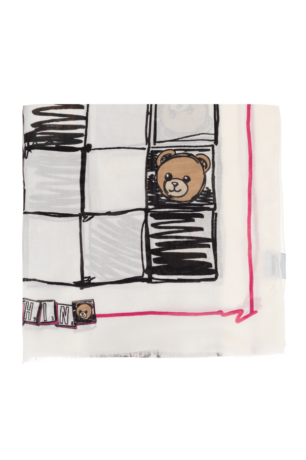 Scarf with print od Moschino