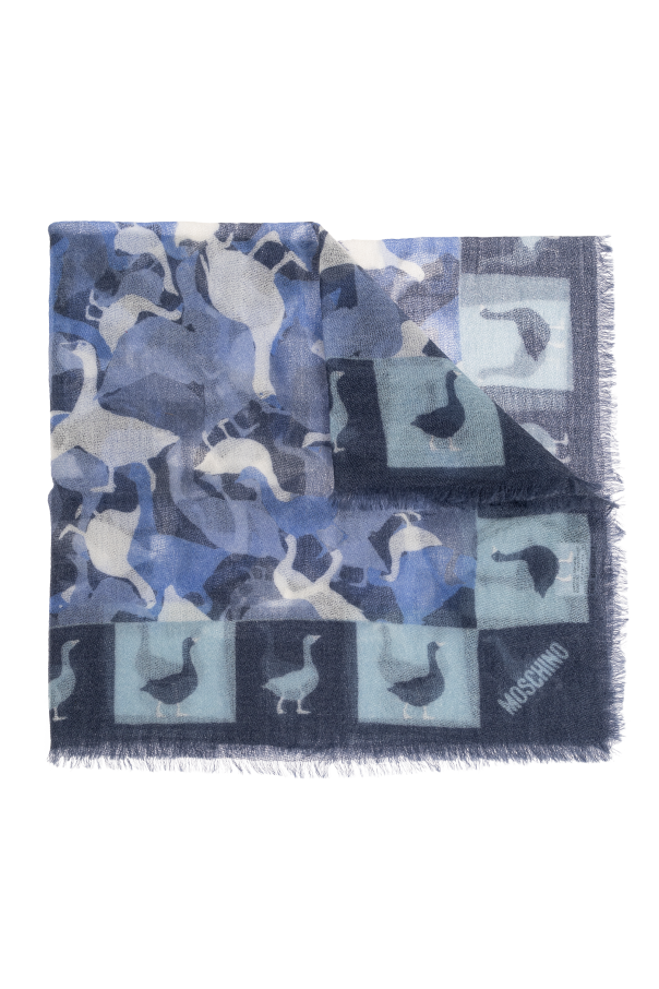 Cashmere scarf with print od Moschino