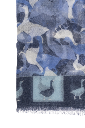 Moschino Lenço de caxemira com estampado