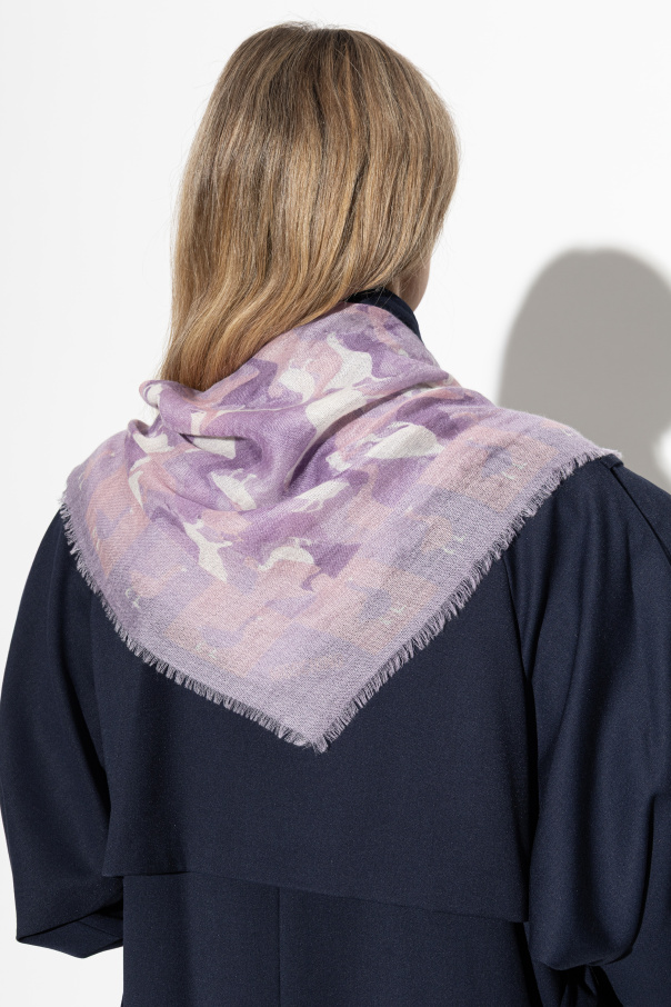 Moschino Cashmere scarf with print