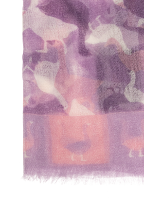 Moschino Cashmere scarf with print