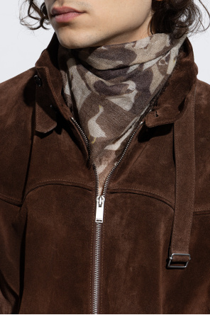 Moschino Cashmere scarf with print