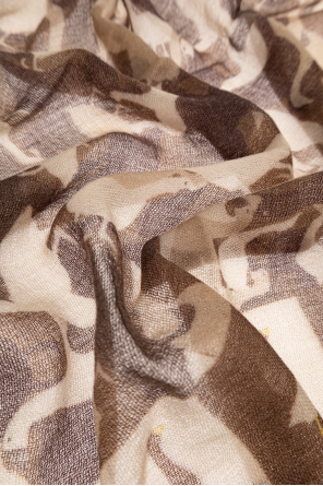 Moschino Cashmere scarf with print