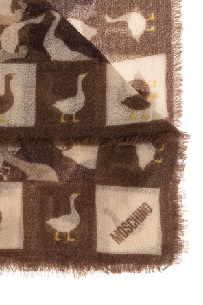 Moschino Cashmere scarf with print