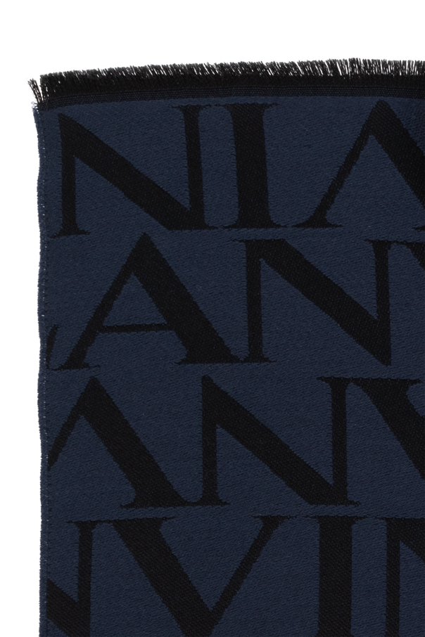 Lanvin Monogram scarf