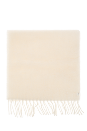 Wool Scarf with Logo