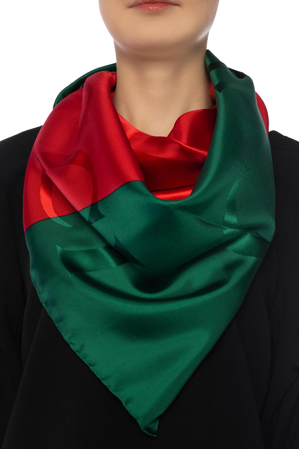 green and red gucci scarf