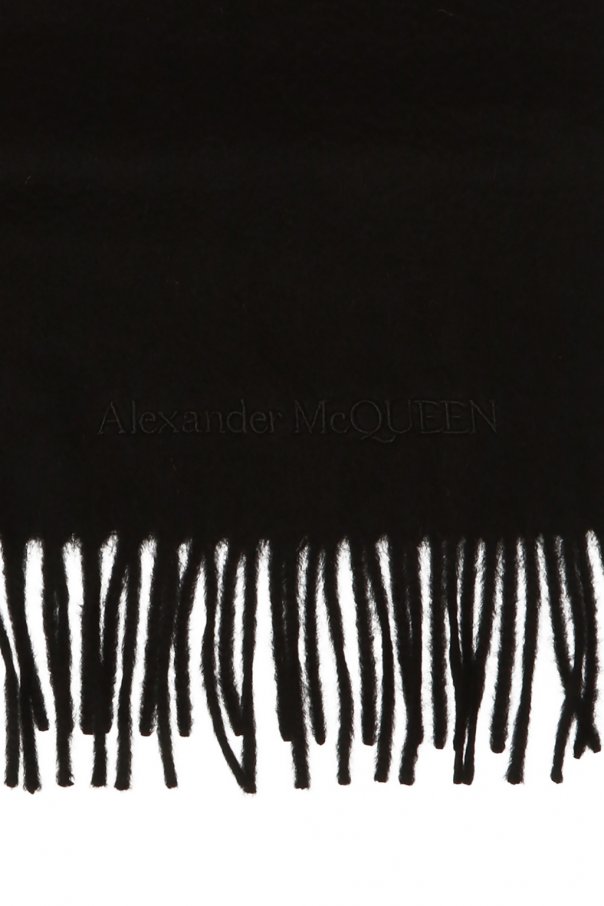 Alexander McQueen Alexander McQueen Chaussures oxford noir et blanc cassé en cuir