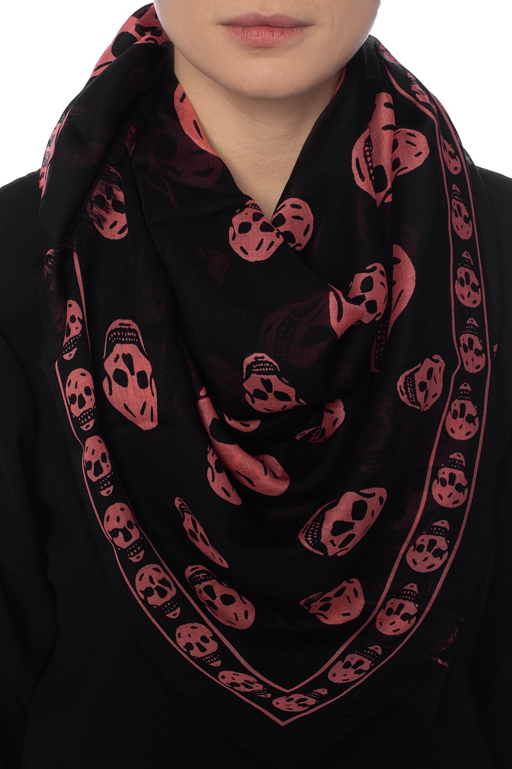 Alexander McQueen Scarf with logo