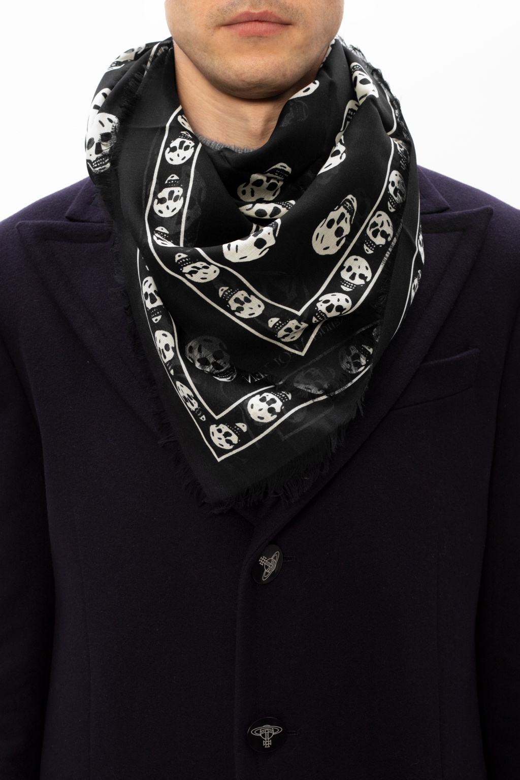 Alexander McQueen Scarf with logo