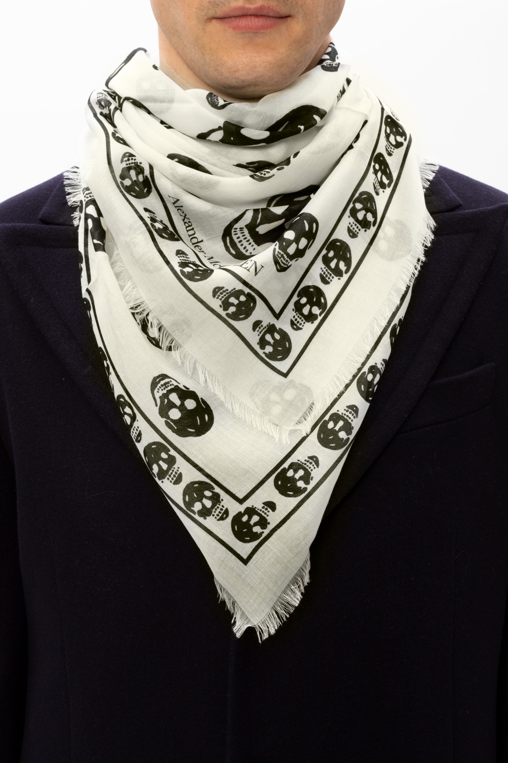 Alexander McQueen Scarf with logo