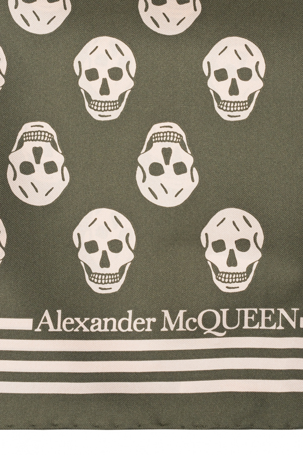 Alexander McQueen Scull motif scarf