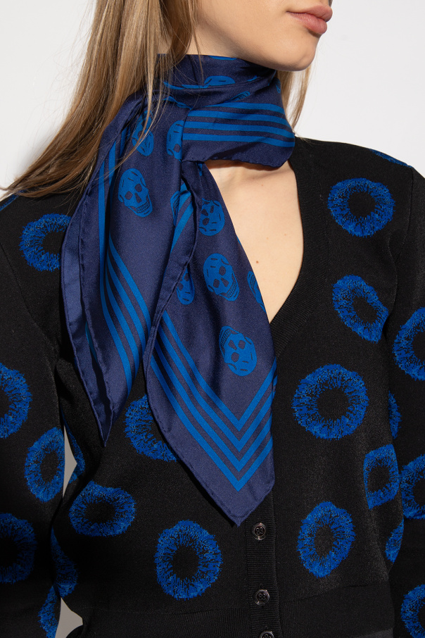 Louis Vuitton Mng Vivienne Scarf Navy Wool