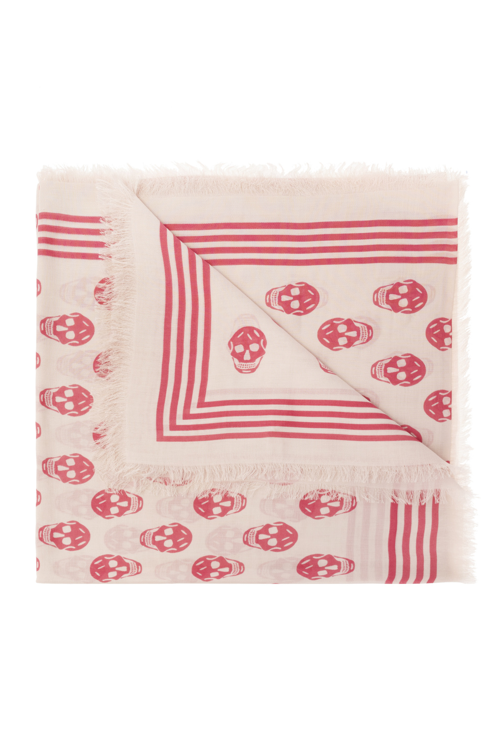 Alexander McQueen Scarf with skull motif