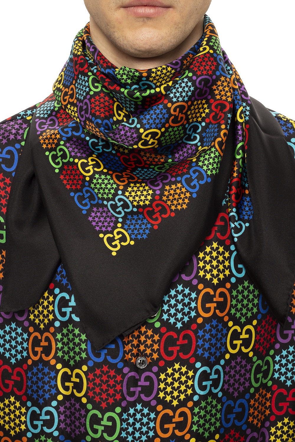 gucci psychedelic scarf