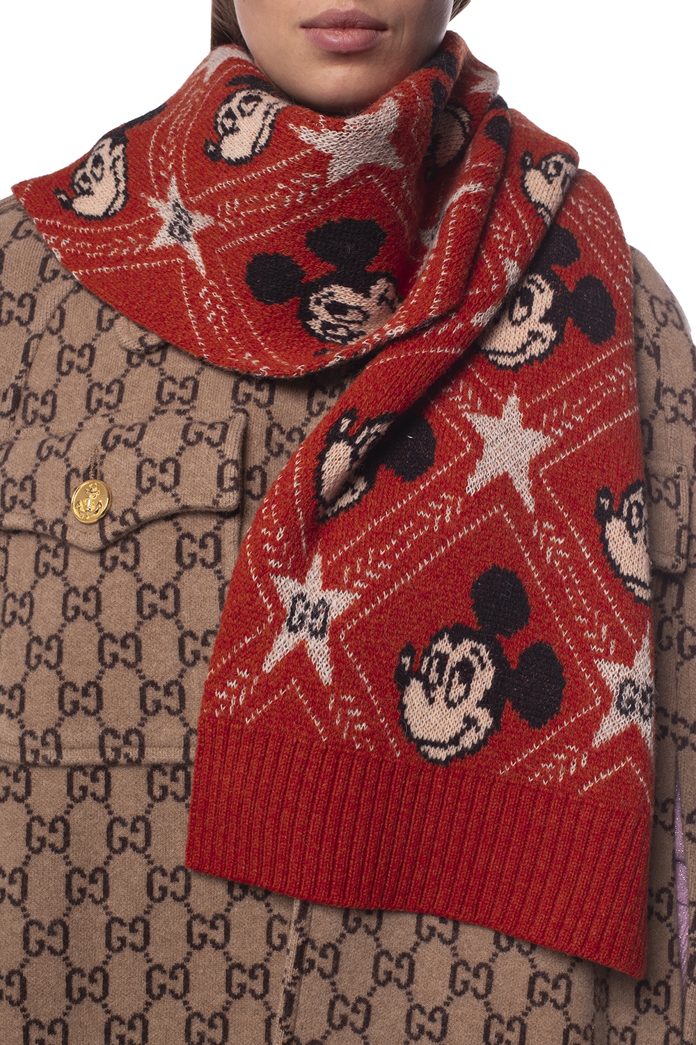 disney x gucci scarf