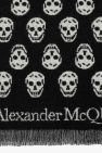 Alexander McQueen BLACK Patterned scarf