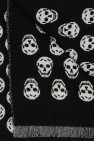 Alexander McQueen BLACK Patterned scarf