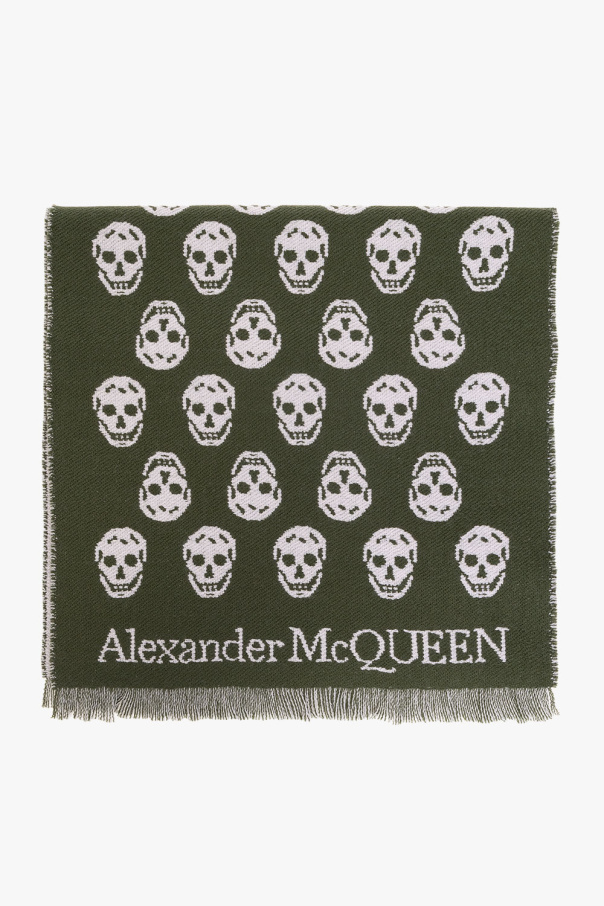Alexander McQueen Alexander McQueen De Manta logo jaquard tote bag