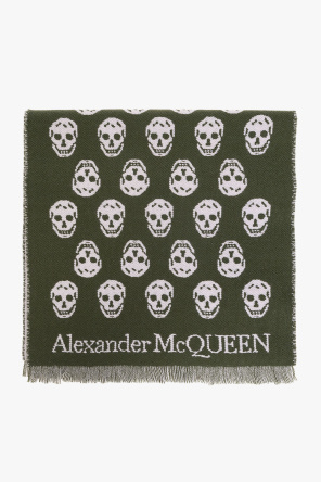 Alexander McQueen Mystical Skull fringed scarf