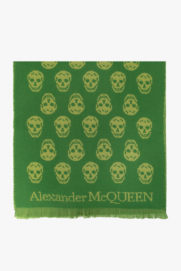 Alexander McQueen Wool scarf with logo