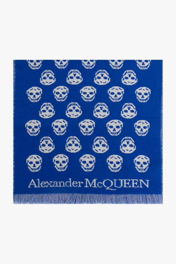 Alexander McQueen Wool scarf with logo