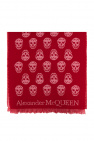 Alexander Mcqueen Man's Silver Metal With Logo Pendant