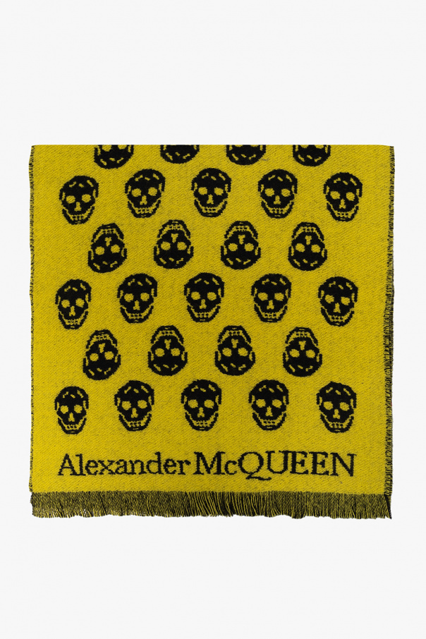 Alexander McQueen Alexander McQueen Leather And Shearling Black Sandals