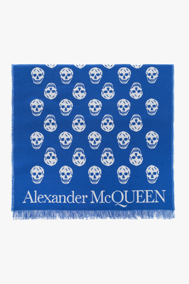 Alexander McQueen Wełniany szal