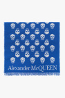 Alexander McQueen Men's Rubber Wedge Sole Sandal in Black Silver