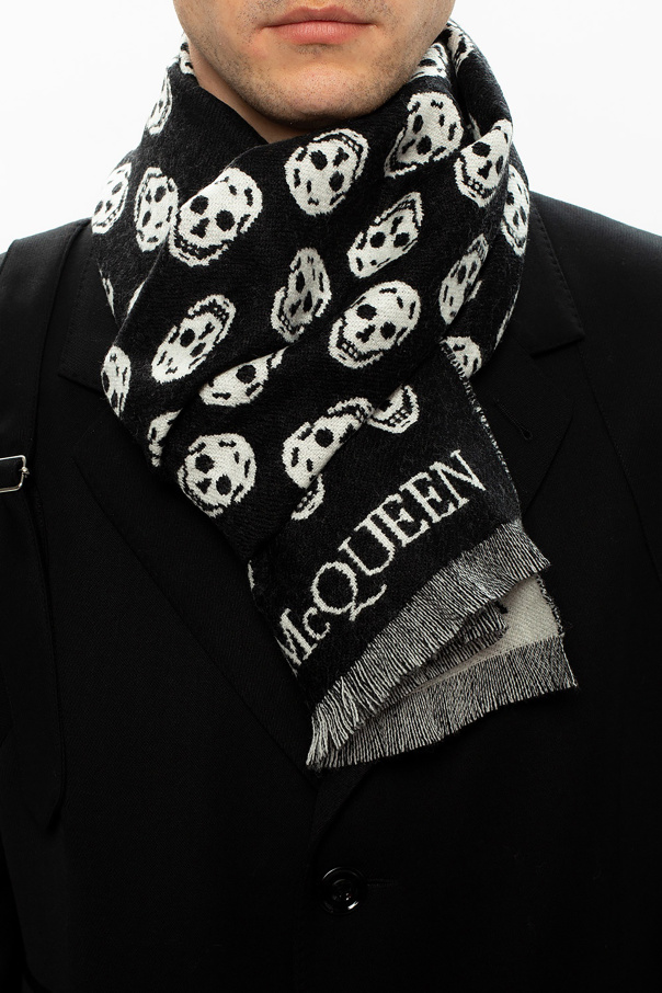 Alexander McQueen Skull motif scarf