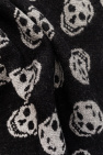 Alexander McQueen Scarf with skull motif