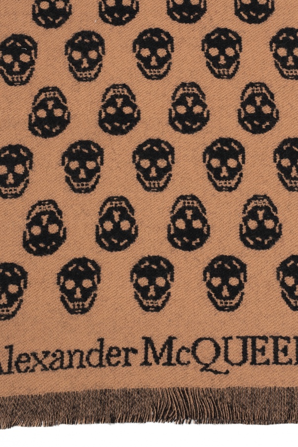 Alexander McQueen Alexander McQueen sea life-print silk scarf