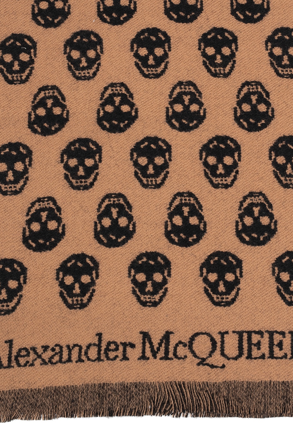 Alexander McQueen Szal z logo