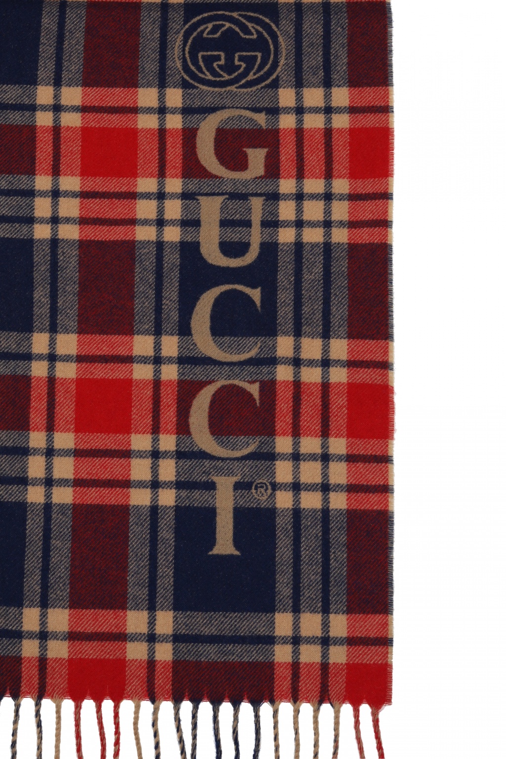 Gucci Wool scarf with logo