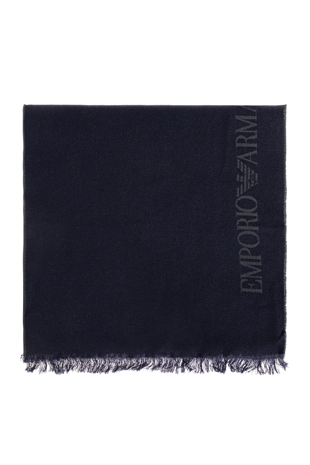 Scarf with monogram od Emporio Armani