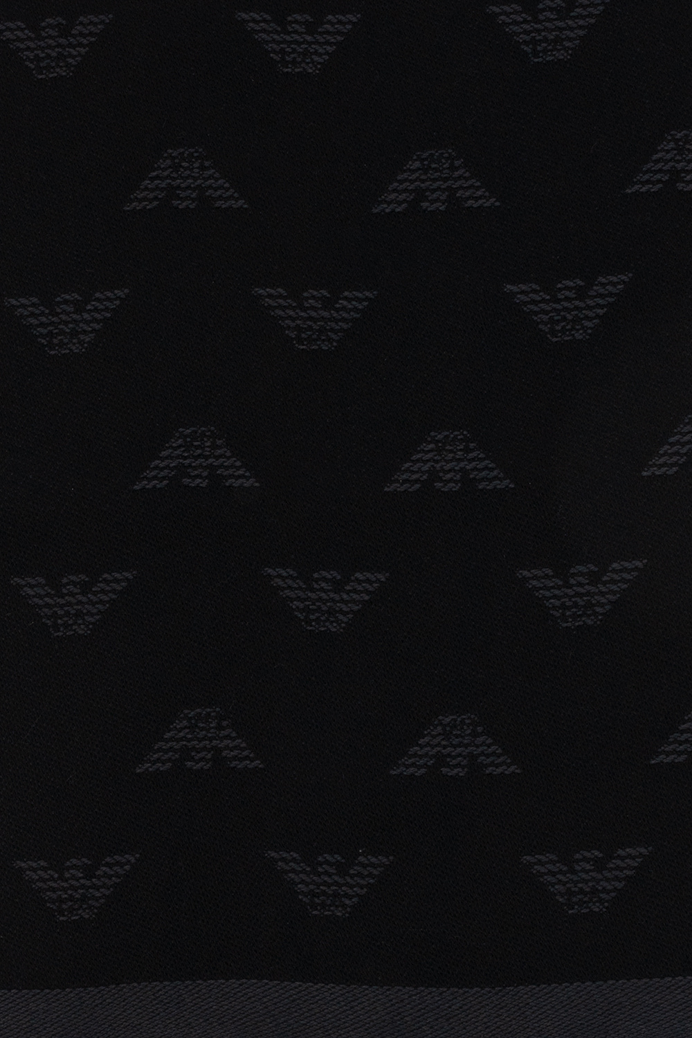 Emporio Armani Wool scarf with logo