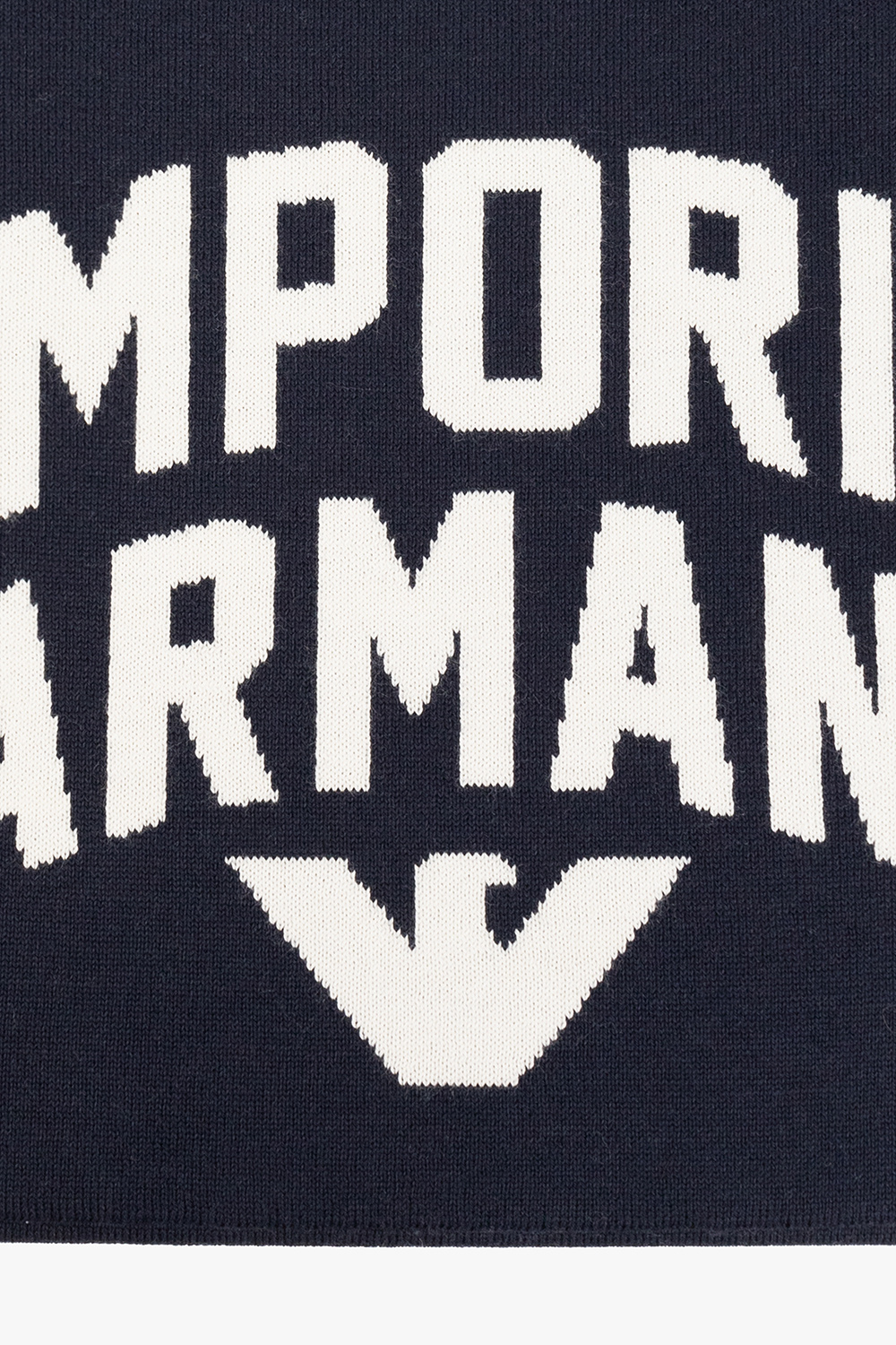 Emporio Armani Emporio Armani Czerwony pasek z lakierowanej skóry z logo