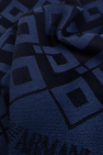 Emporio Armani NAVY BLUE Scarf with decorative pattern
