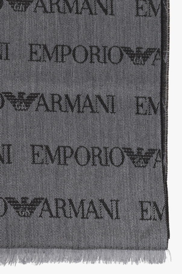 Emporio Armani Szal z logo