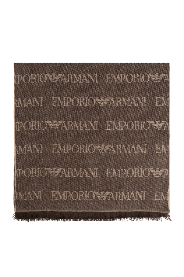 Emporio Armani Monogrammed scarf