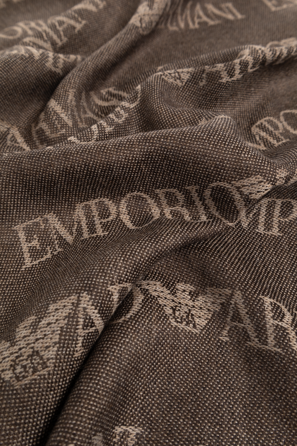 Emporio Armani Monogrammed scarf