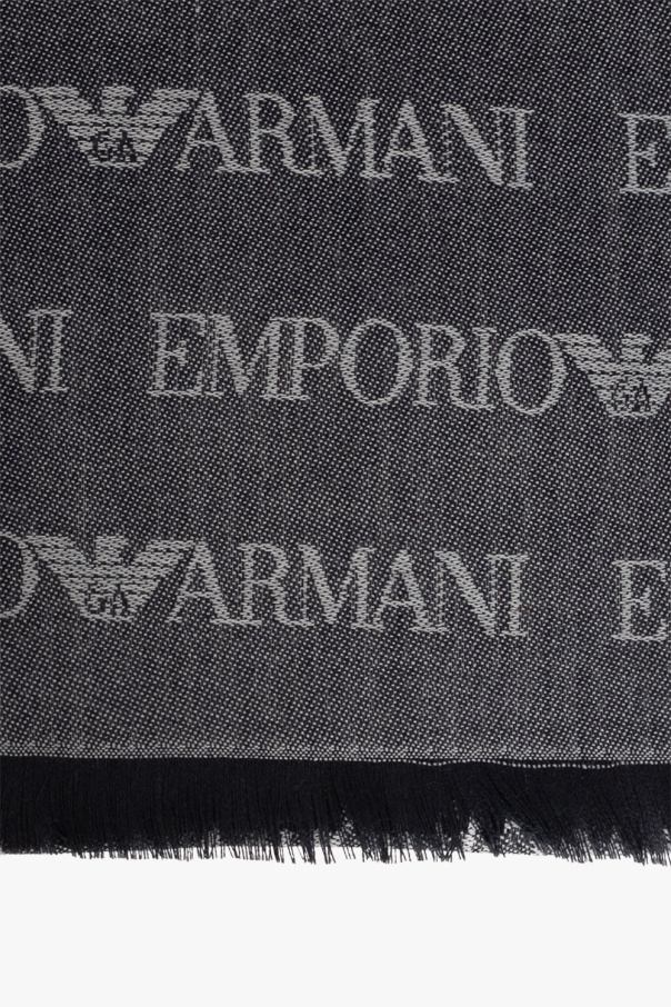 Emporio Armani Szal z logo