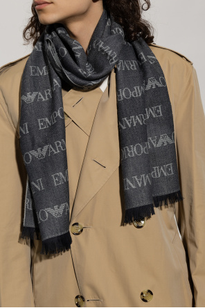 Scarf with logo od Emporio Armani