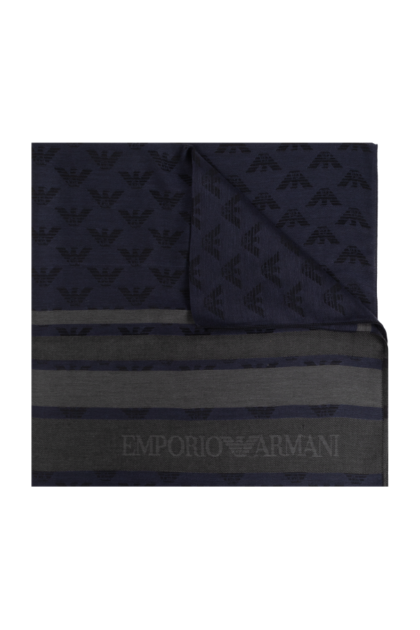 Emporio Armani Szal z logo