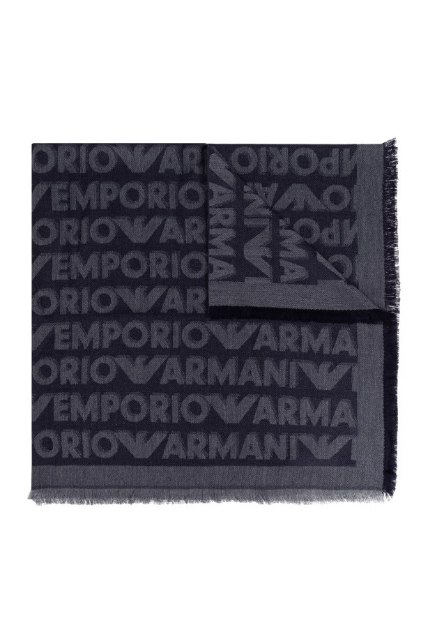 Emporio Armani Szal z logo