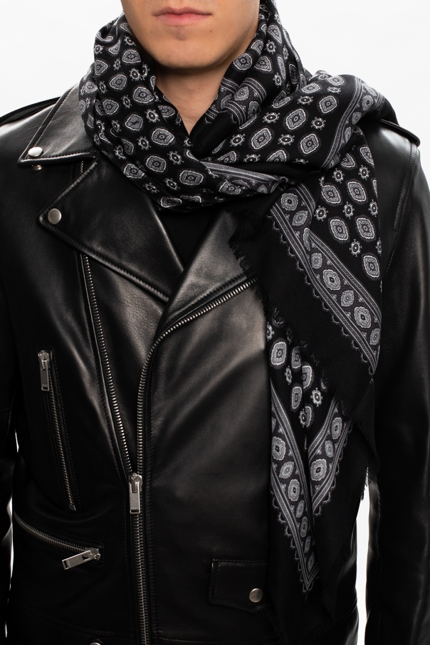 Saint Laurent Patterned scarf