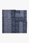 Giorgio Armani modal-blend fringed-edge scarf